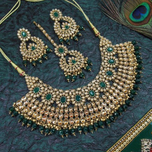 Kundan necklace deals set designs